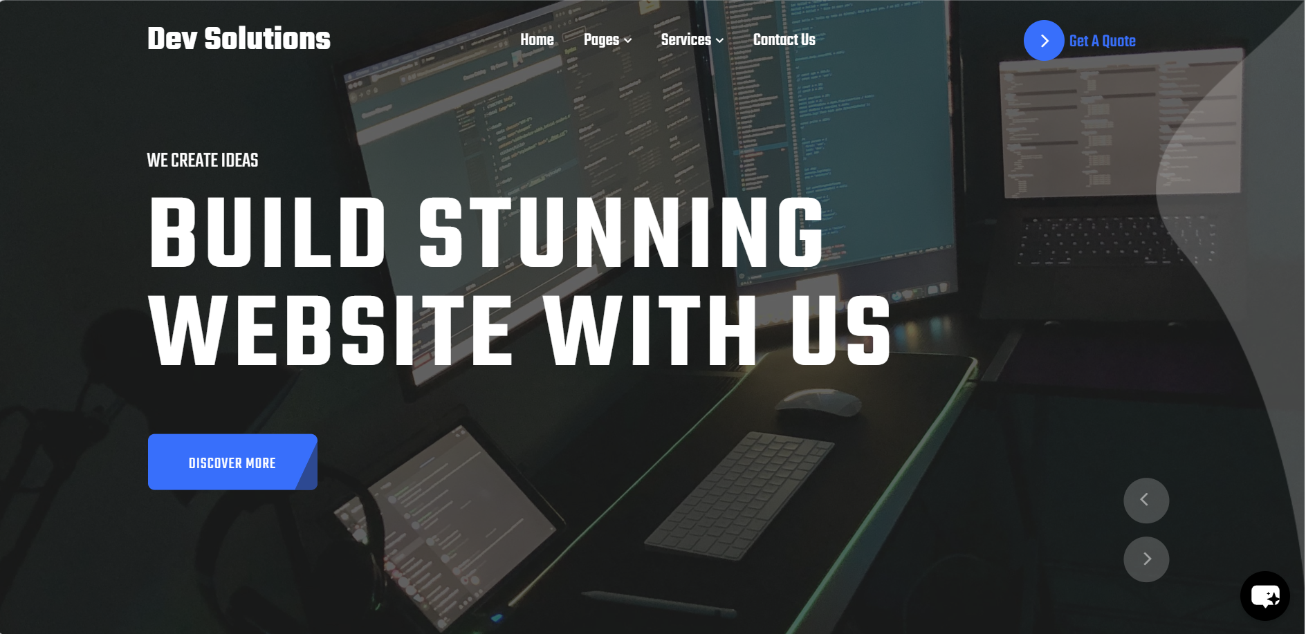 Dev Solutions – Company Website
